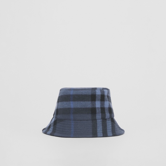 Burberry Check Wool Cashmere Bucket Hat - Picture 9 of 13